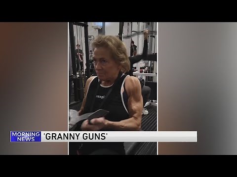68-year-old bodybuilder and fitness influencer, 'Granny Guns'