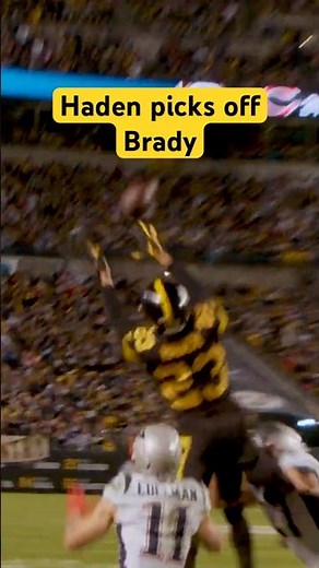 Joe Haden's CRUCIAL INTERCEPTION vs Patriots in Color Rush (2018)🙌 #NYGvsPIT 10/28 • 8:15 PM • ESPN