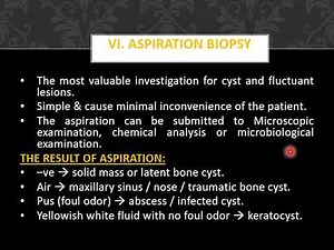 Fall 2020 ; Oral surgery 3 ; Lec 4 ; Management of cysts of the oral cavity