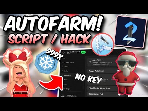 Murder Mystery 2 Script ☃️ | ❄️ NEW KEYLESS AUTOFARM ❄️ | Pastebin 2025 * WINTER UPDATE *