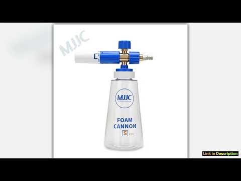 MJJC Foam Cannon S V30 with One Quarter 14 Quick Connector Connection Fitting Foam Generator
