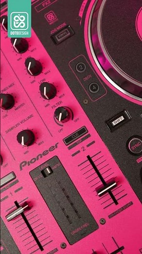 Pioneer DDJ-SR - Customize and protect your DJ controller - Skin by Doto Design