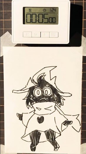 【Deltarune】How to draw Ralsei in 10sec,1mins,5mins #howtodraw #art #drawing #deltarune #ralsei