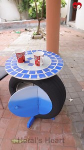 17K views · 79 reactions | Reuse old tyre ideas - coffee table and storage making #diy #tyres #CoffeeTable | Hetal's Heart | Facebook