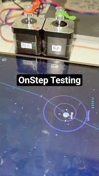 OnStep setup with Stellarium - ESP32, LV8729 and Nema17 #onstep #esp32 #lv8729