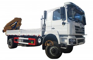 [Hot Item] 4X4 Shacman All Drive 5 Tons 5000kg Rear Mounted Knuckle-Boom Crane Truck