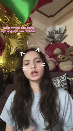 First Time Practicing Sign Language