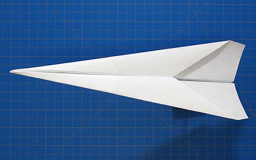 Fold 'N Fly » Basic Dart Paper Airplane Video Instructions