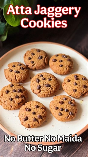 79K views · 558 reactions | No Butter Crunchy Atta Jaggery Cookies | Madhavi's Kitchen | Facebook
