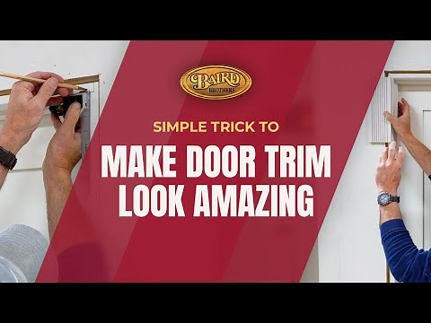 PRO TIP: Reveals for DIY Door Casing
