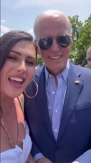 Trans model Rose Montoya goes topless during White House Pride party after meeting Biden #shorts