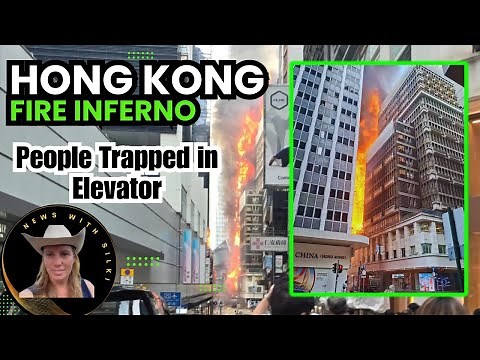 FULL LENGTH FIRE ! Chinachem Tower blaze in Hong Kong’s Downtown - Terrifying images