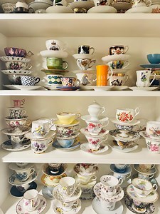 Vintage Teacup Mystery Gift Box: Vintage Tea Set - Cup and Saucer, Cloth Napkin, Teaspoon and a Surprise - Etsy