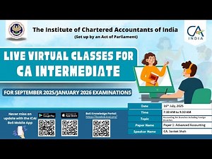 Intermediate Paper 1:AA | Topic: Accounting for Branches including...| Session 1 | 16 July, 2025