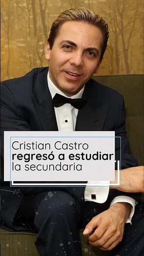 Cristian Castro regresa a la escuela después de años ¡Su sorprendente decisión!
