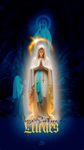 Peça a Nossa Senhora de Lourdes aquelas CURA que tanto precisa #catolicostiktok #oracionespoderosas #fyp #foryou #nossasenhora