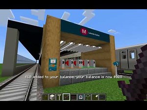 Minecraft Railway Transit Mod: EP3, CityRail Stage 2 ride from Mazu Temple to Central