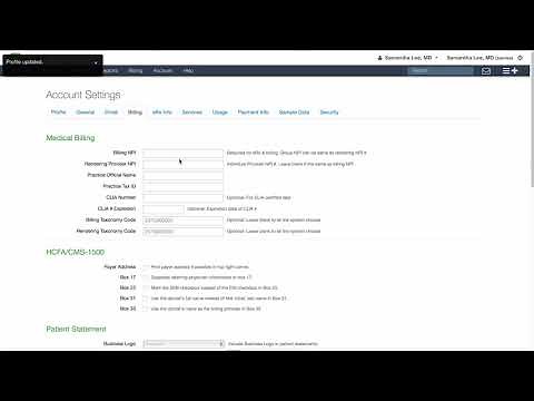 Training: DrChrono Account Set Up | Account Settings