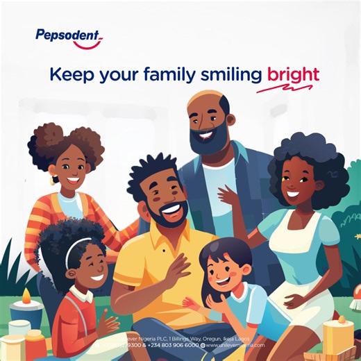 Pepsodent Triple Protection gives your family the best of three oral care benefits in one brush 👨🏾‍👩🏾‍👧🏾‍👦🏾💙 Tell us one benefit of Pepsodent Triple Protection your family enjoys in the comments⬇️⬇️ #Pepsodentng | Pepsodent
