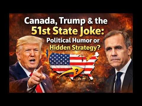Canada, Trump & the 51st State Joke: Political Humor or Hidden Strategy #ytviral #news #trending