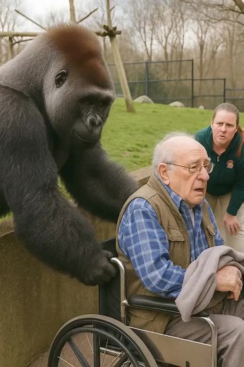At the zoo, a gorilla suddenly attacked a man in a wheelchair, grabbed the handles of his chair, and refused to let go: the zookeepers tried to save the man, but then something completely unexpected happened The man often spent time at the zoo. Long before the accident, when he could still walk, he had worked there as a caretaker and loved the animals — and the animals loved him in return. Even after retiring, he continued to visit almost every Saturday: he would stand for a long time by the enc