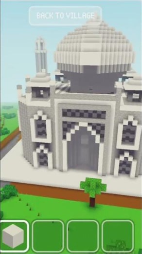 How to make Taj Mahal #minecraftgameplay