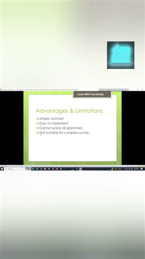 Operator Precedence Parsing 🔍 #learnwithyourbuddy #CompilerDesign #Parsing #OperatorPrecedence