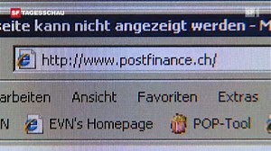 Postfinance.ch blockiert