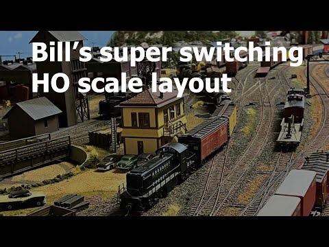 Bill's stunning HO scale switching layout