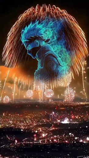 Kakashi hatake 🥰 mass fire work in Tamil song #song #funny