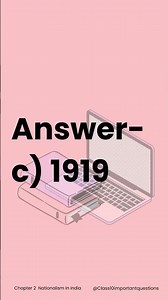 Class 10 History #sst #mcq #sst History Ch-2 Nationalism In India Practice Question