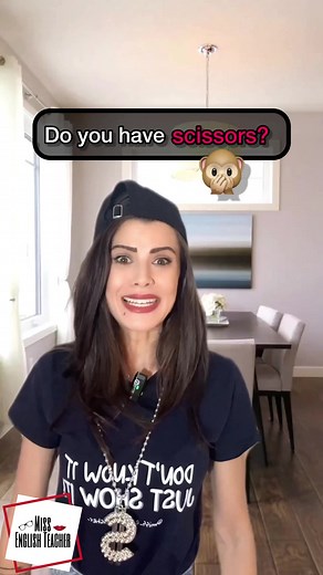 44K views · 1.9K reactions | How to pronounce scissors ✂️? Why does she need them? #dailyenglish #vocabulary #englischlernen #الانجليزية #English #ingilizce #ingles #anglais | MissEnglish | Facebook