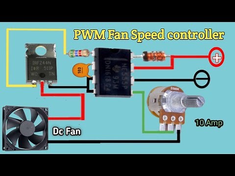 How to Make Motor Speed controller | PWM Dc Fan and Motor Speed controller circuit