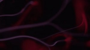 Abstract neuron shaped neon light