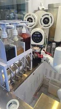 automatic milk shake making vending machine