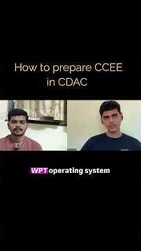 how to prepare for ccee in CDAC #itcareer #cdac
