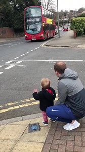 62K views · 1.3K reactions | ‪A sweet moment during these tough times ☺️‬ ‪ Sound on!‬ ‪Our bus drivers are running to help critical workers‬ ‪Thanks for sharing with us Hannah and young Jude‬ | Transport for London | Facebook