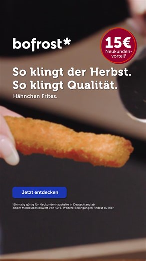 Es muss mal schnell gehen und trotzdem lecker sein? 😍 Ob Gemüse, Fleisch & Seafood, Eis & Snacks oder fertige Gerichte – bei bofrost* findest du deine neuen Lieblingsprodukte. 🥕🍗🍨 👉 Sichere dir jetzt den Neukundenrabatt 🤩 | bofrost Deutschland