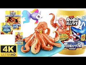 NEW TOY | UNBOXING ZURU ROBO ALIVE | DEEP SEA MONSTER SURPRISE|WATER ACTIVATED