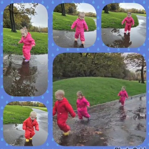 Who doesn't love splashing in puddles on a wet rainy day, | Leanne's Little Learners - Childminding