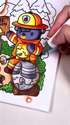 👨‍🚒 Fireman | Cozy Jobs Coloring Book by Jade Summer