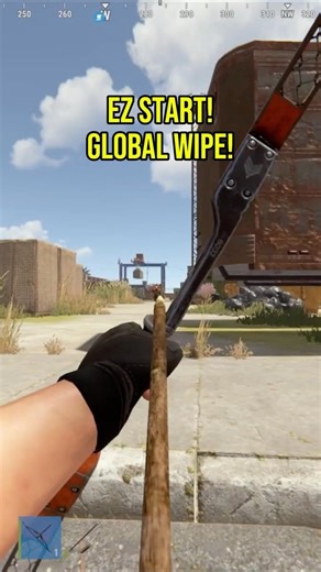 Bow vs Shotgun in Rust #rustsolo #rust #rustgame