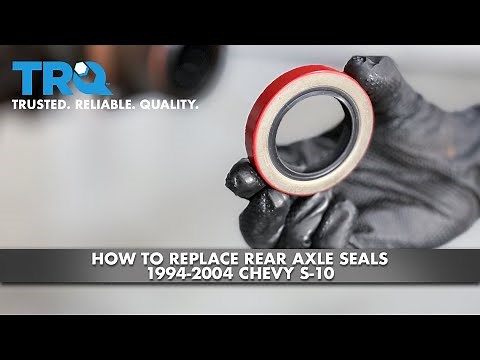 How to Replace Rear Axle Seal 1994-2004 Chevy S-10