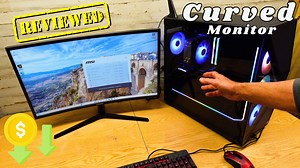 Watch SAMSUNG CF396 27" Curved Computer Monitor - Unboxing/Review on Amazon Live