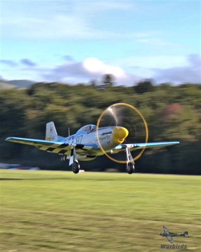 The legendary P-51D Mustang “Louisiana Kid” roaring off the grass strip — what a sound and sight! 🎞️ Turn up the volume and enjoy that unmistakable Merlin music! #P51Mustang #fblifestyle #Warbird #Aviation #WWII | Warbirds