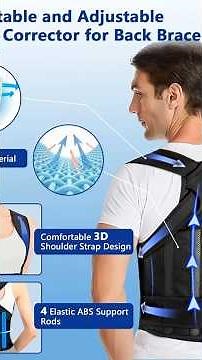 FIX Your Back Pain FAST with This Amazing Posture Corrector! posture correction belt, back pain.