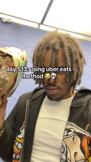 had to settle with checkers since its 1:10am 😭 #pov | uber eats method