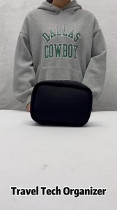 Designer Neoprene Tech Travel Organizer Bag Electronic Cable Accessories Carry Case Tech Gadget Organizer