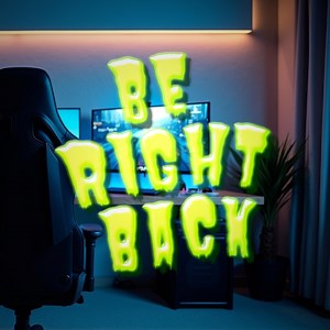 Animated BRB Overlay: Twitch Streaming Wait Screen (.webm File) - Etsy