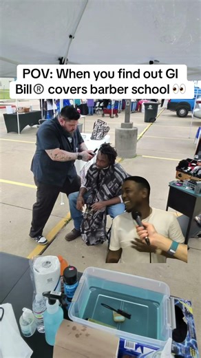 Did you know your veteran educational benefits pays for barber school?